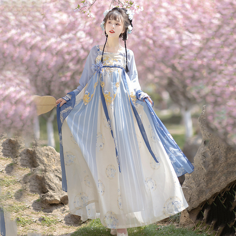 Blueberry Jam Embroidered Chest Han Elements Suit