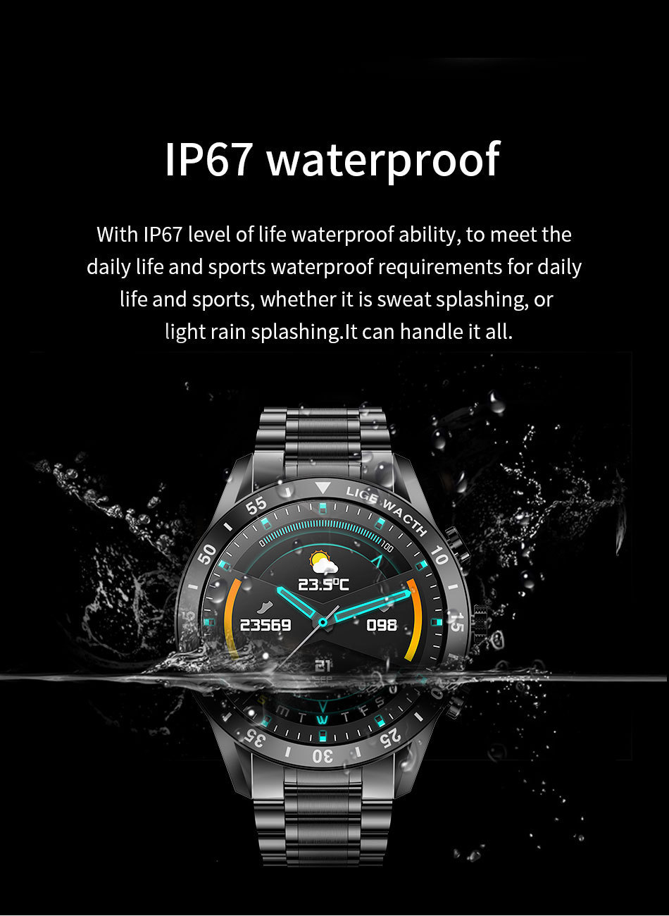 Title 12, Mens Multifunctional Pedometer Sports Waterpro...