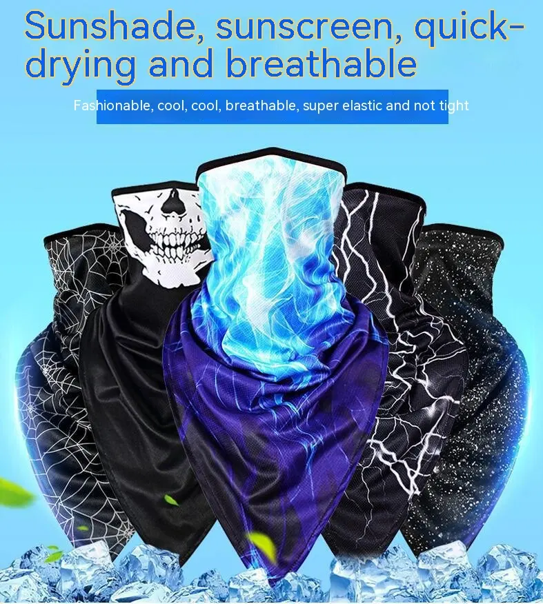 Riding Mask Ice Silk Magic Headband