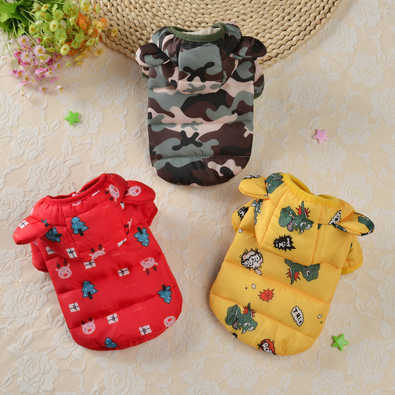 Small Dog Bread Down Cotton Jacket