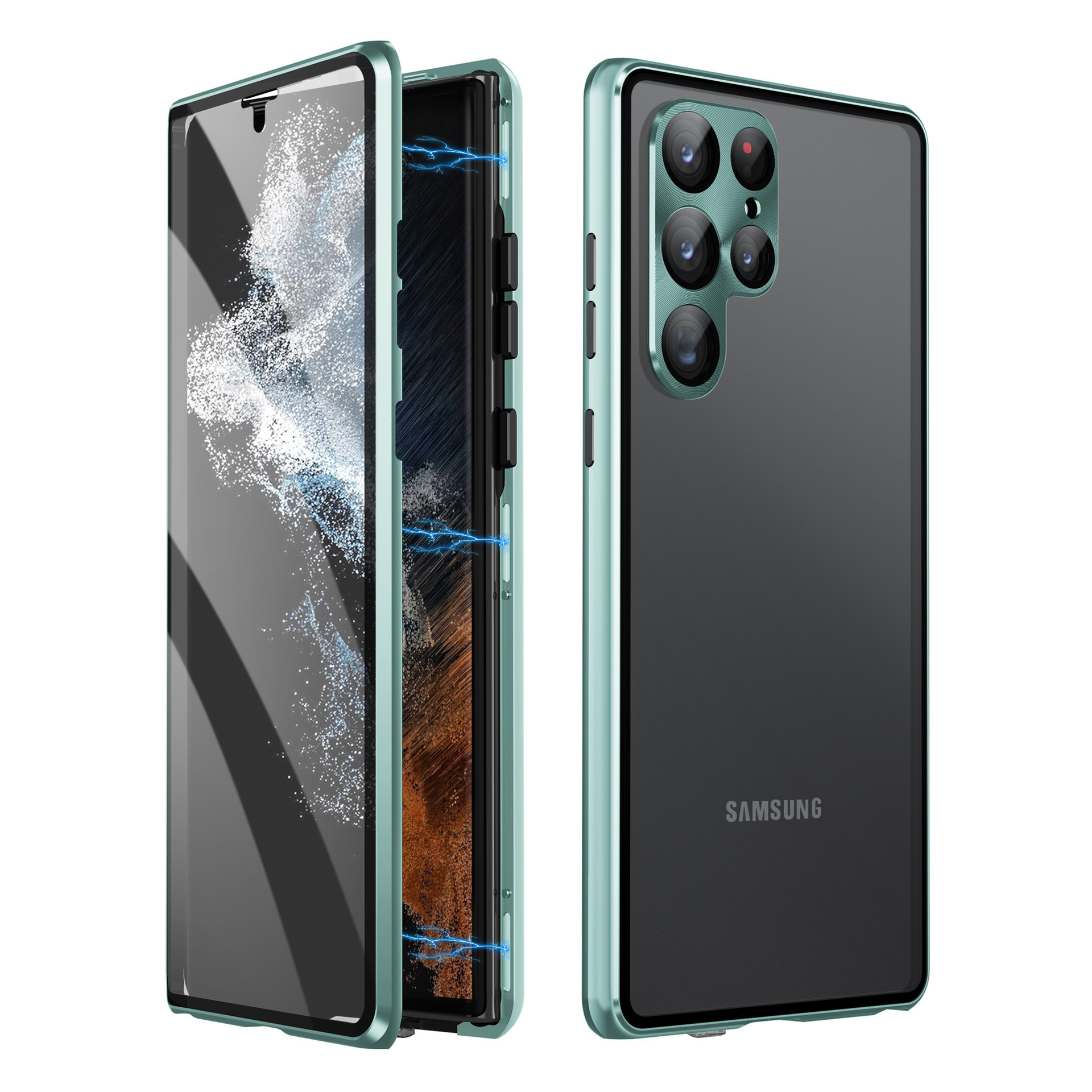 Applicable To S24Ultra Peep-proof Magnetic Mirror Universal Magnetic King Phone - Picture 17 of 24