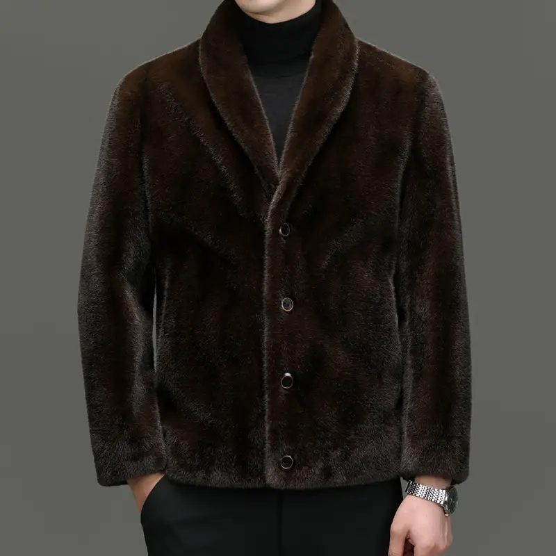 Padded Coat Fur Integrated Double-sided Top
