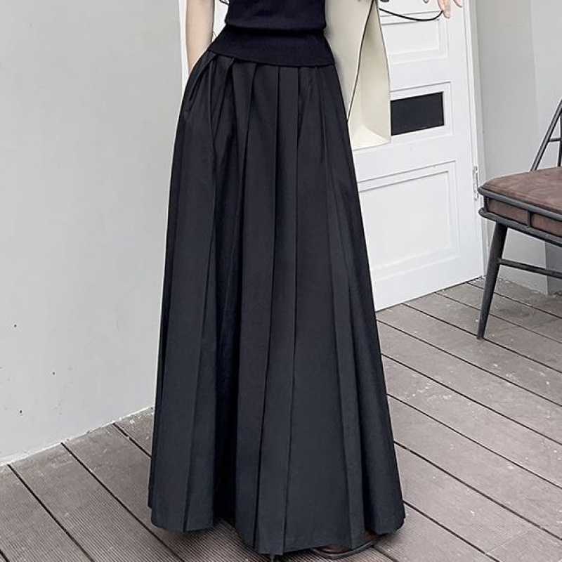 Women's Fashion Casual Retro Low Waist Skirt
