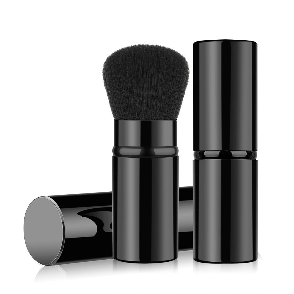 Single Portable Retractable Brush Makeup Tools Retractable Black - Shop at LoveMi