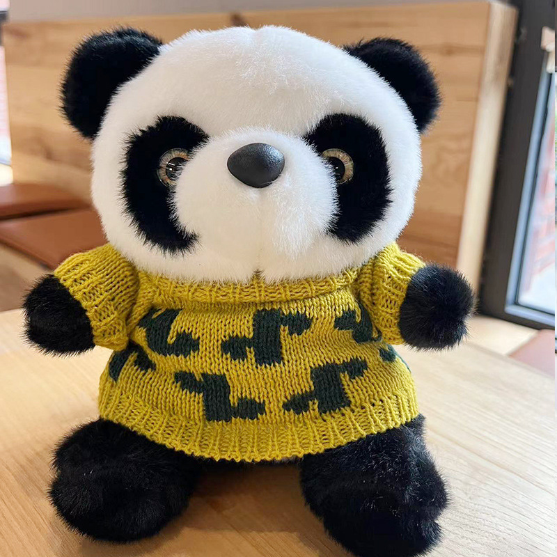 Yellow Cactus Sweater Panda