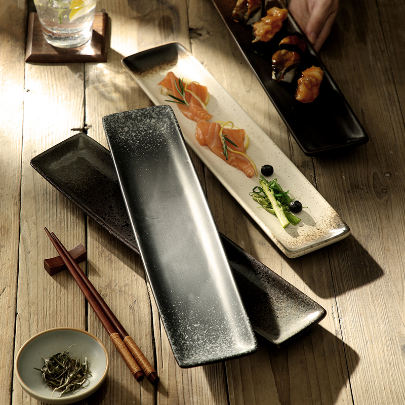 Creative Grilled Fish Dish Sashimi Plate Tableware