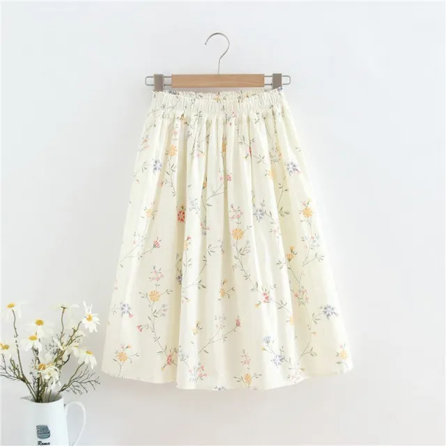 Elastic Waist Skirt Women's Short Champagne - Shop at LoveMi