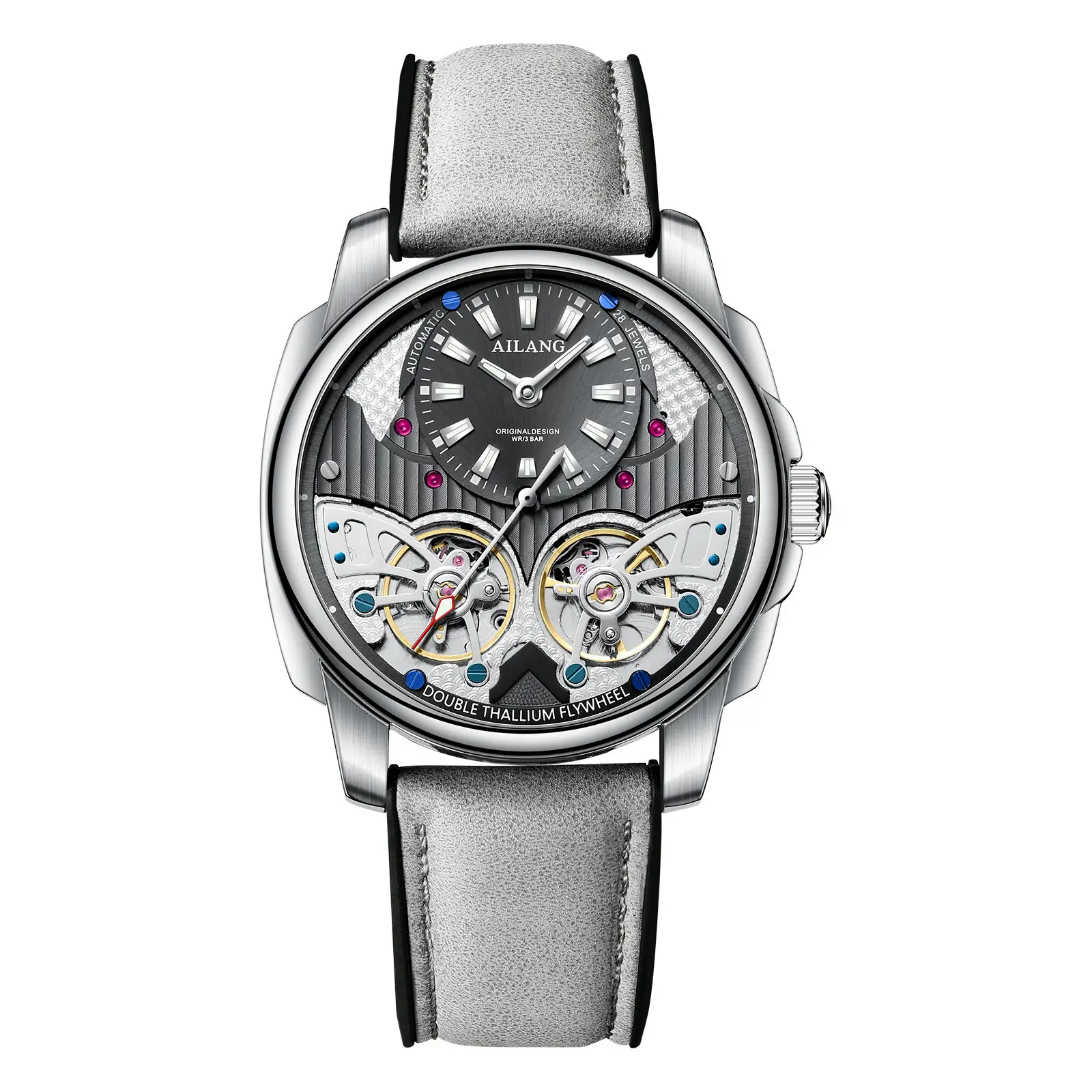 Automatic Mechanical Double Tourbillon Men's Watch
