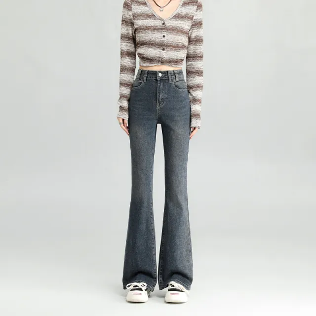Fashion Cement Gray Jeans For Women Cement Gray - Shop at LoveMi