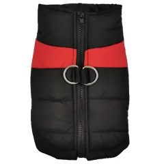 Big Dog Pet Vest Ski Suit Waterproof Cotton Coat Jacket Autumn And Winter Warm Clothing For Pets - Red Ski Suit - View 1