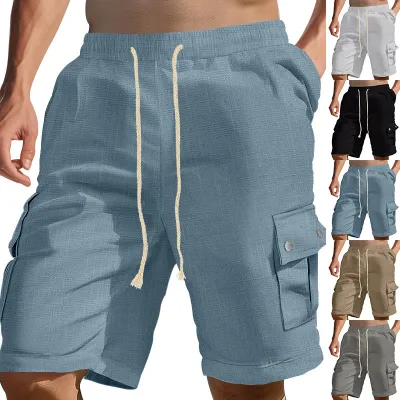 Beach Casual Straight-leg Basketball Shorts Men