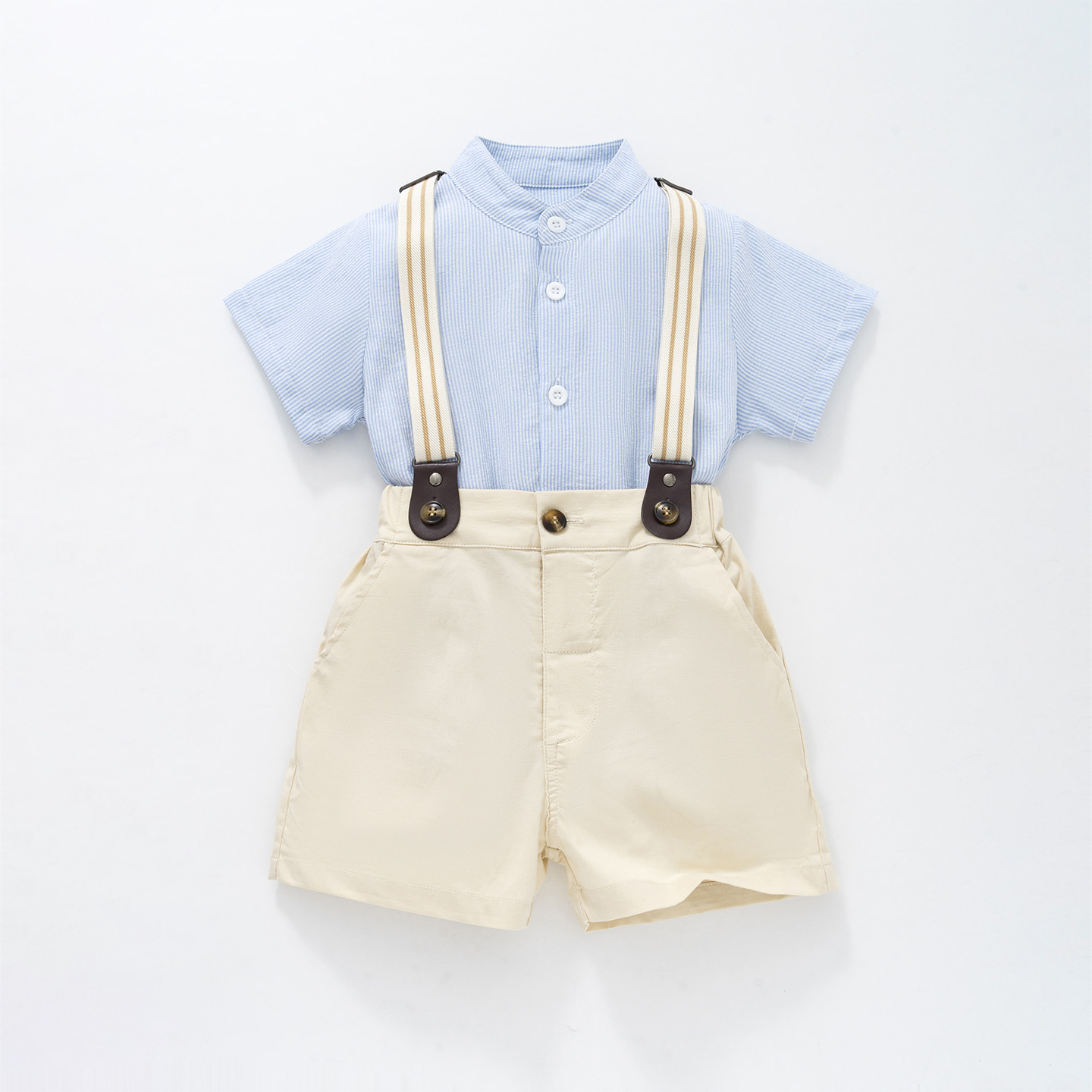 Korean-style Suspender Pants Set For Boys