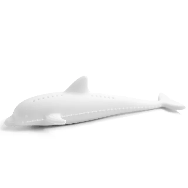 Cat Toothbrush Toy Silicone Fish Bite Molar Rod White - Shop at LoveMi