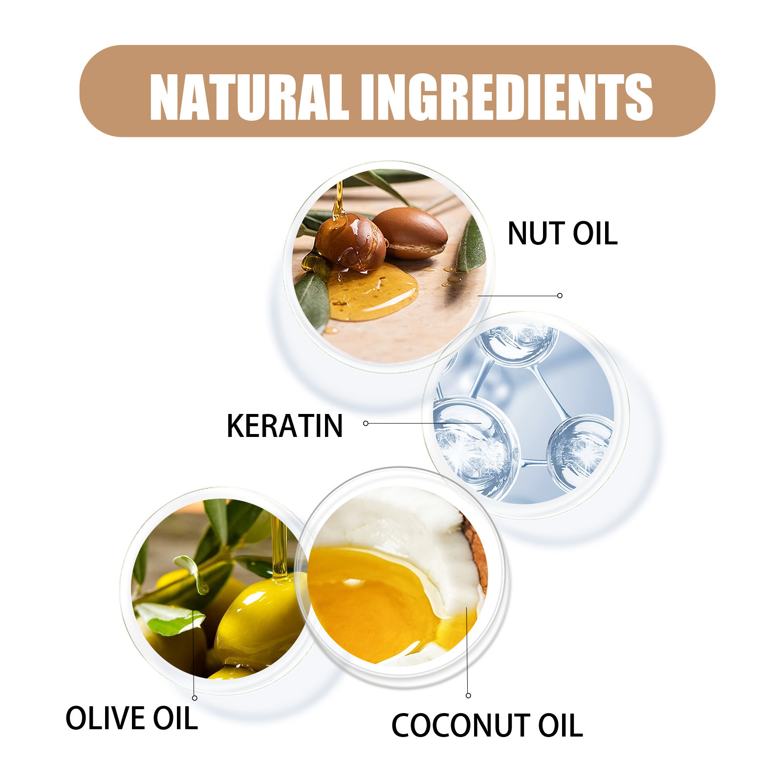 Nut Keratin Hair Treatment Smoothes Softens Moisturizes And Nourishes Hair Mask