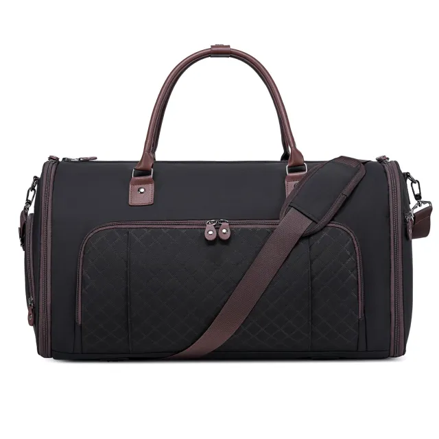 Travel Carrying Clothing Luggage Bag Convertible Garment Bag Black - Shop at LoveMi