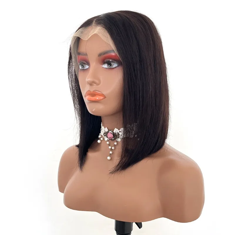 Factory Wig Real Human Hair Silk - 1B