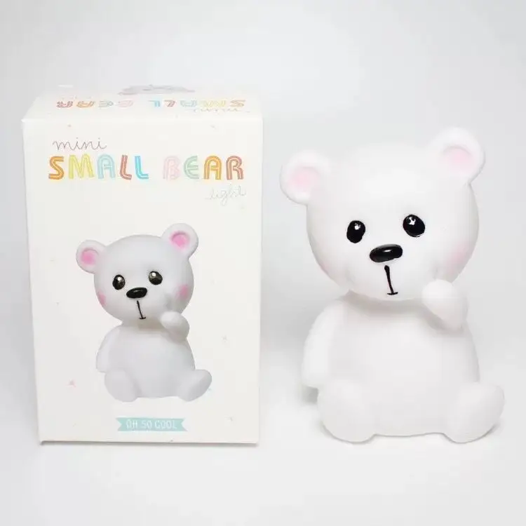 Cute Children's Luminous Thinking Bear Small Night