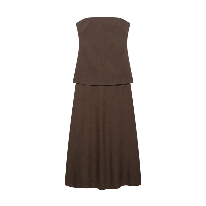 Summer Slim Fit Fashion Tube Top Dress