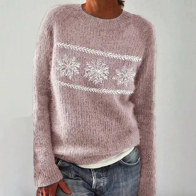 Round Neck Multicolor Loose Fashion Pullover Sweater 8632 Style - Shop at LoveMi