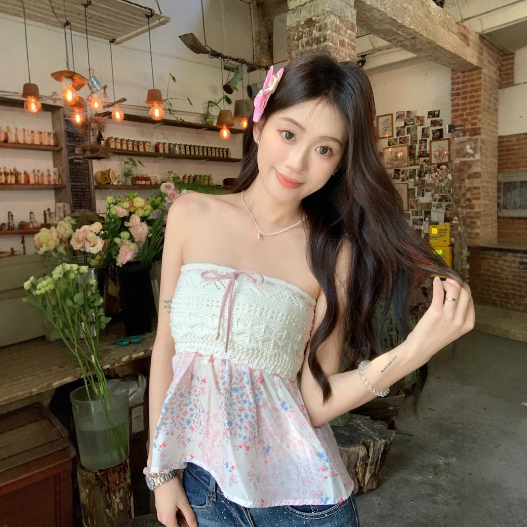 Sexy Sweet All-matching Knitted Tube Top