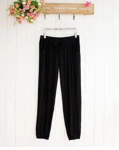 Modal Plus Size Loose Pants Female Thin Slimming Black - Shop at LoveMi
