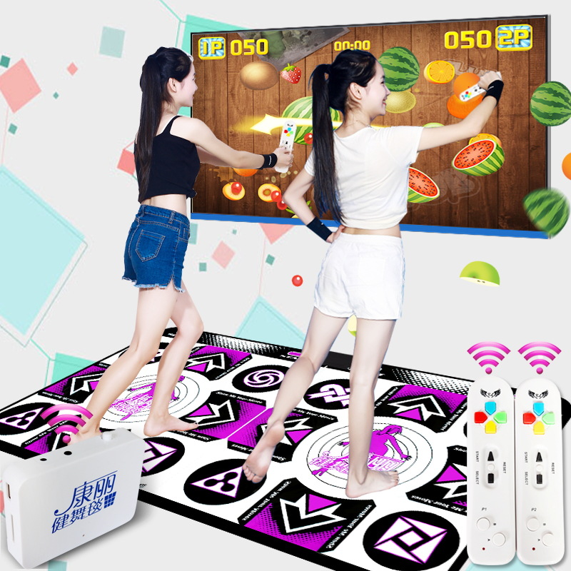 24g Wireless Double TV Dual-use Motion Sensing Game Dancing Mat