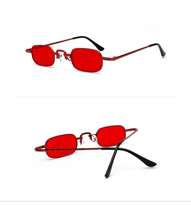 Title 7, Quadratische Sonnenbrille mit kleinem Rahmen fü...