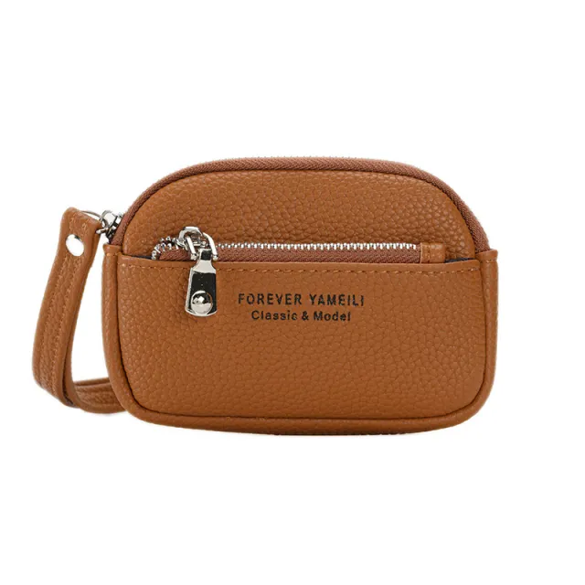 Women's Coin Purse Student Cute Two in one Brown - Shop at LoveMi