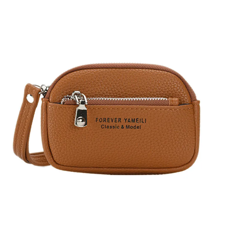 Women's Coin Purse Student Cute Two-in-one - Brown