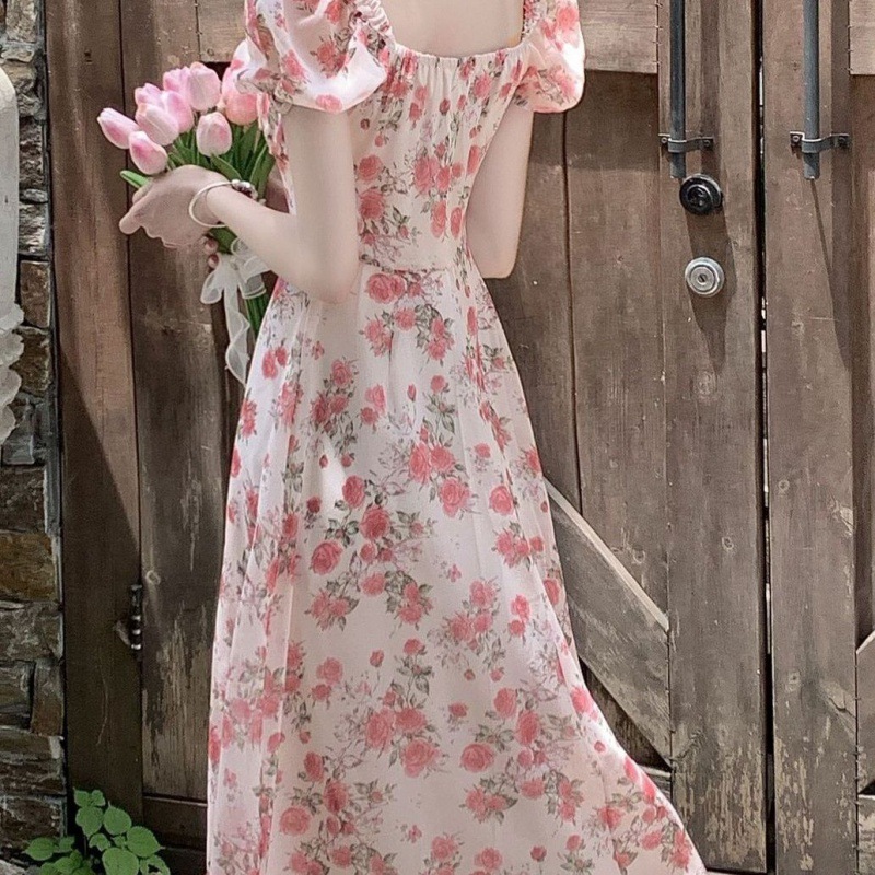 Floral Pleated Midi Dress, picture 2 of 9