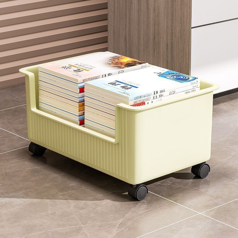Wheeled Mobile Shelving Storage Basket