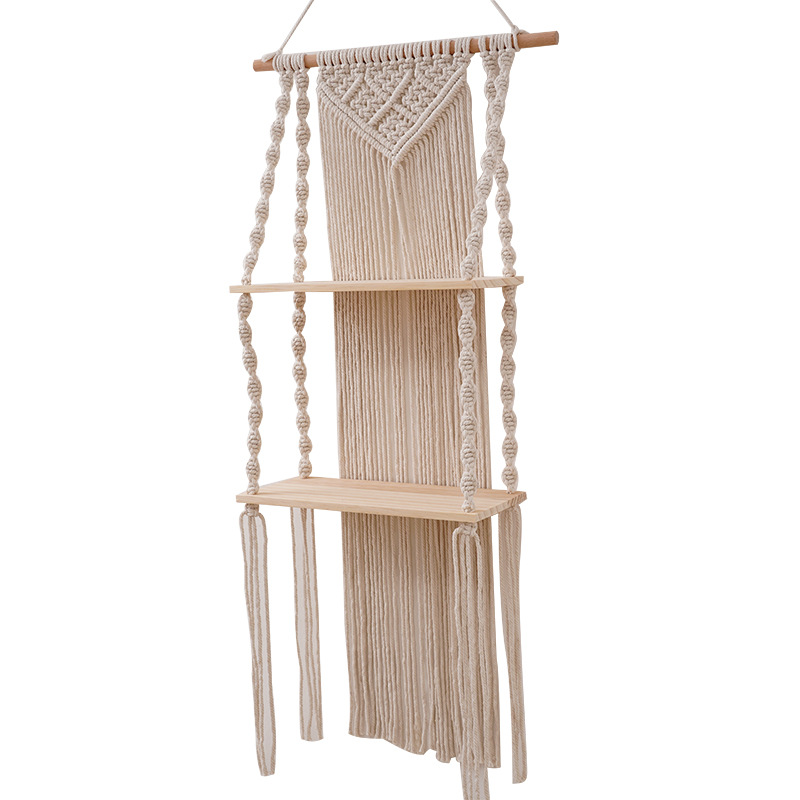 Bohemian Handwoven Tapestry Shelf