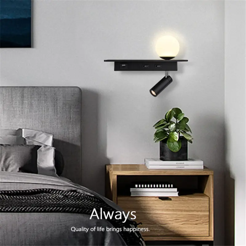 Modern Minimalist Bedroom Wall Lamp Corridor Aisle