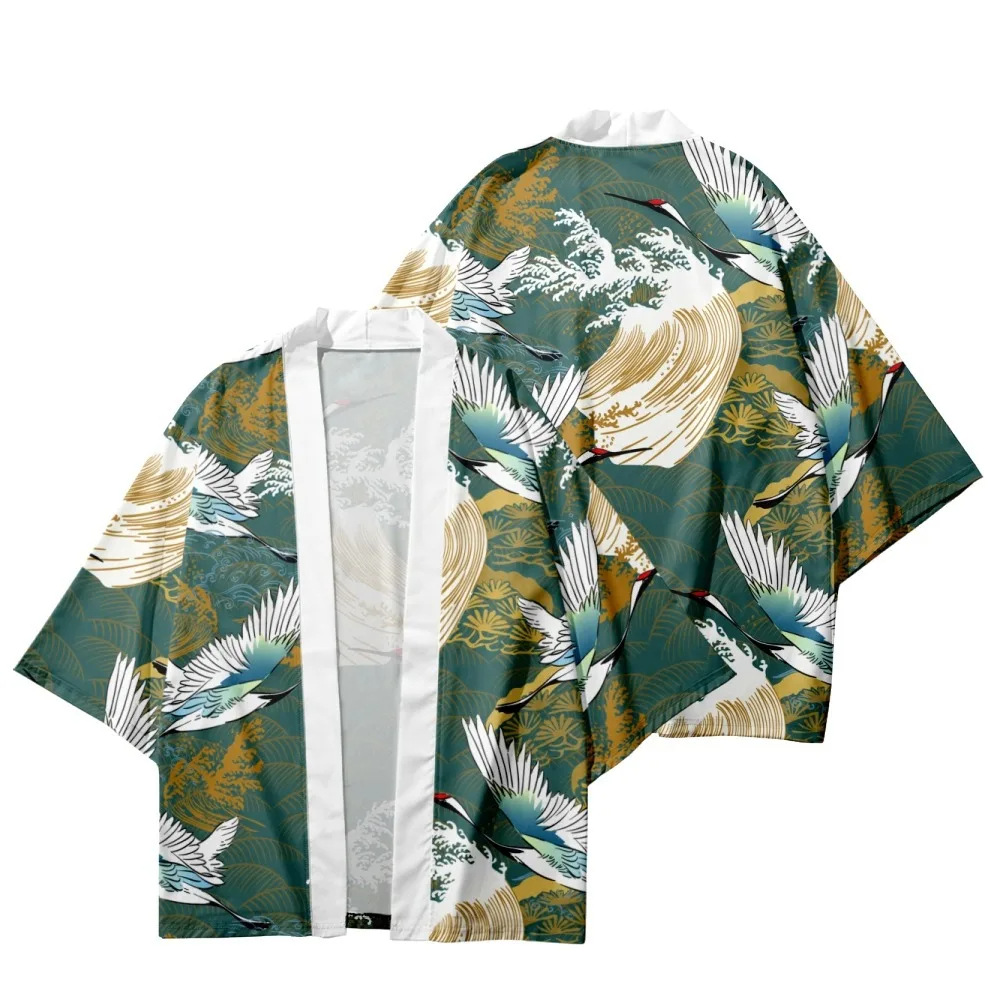 Fashionable Printed Cardigan Mens Shirt Top — foto 2
