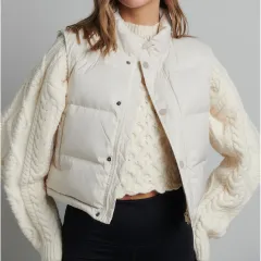 Women's Vest Women's Coat Cotton Camisole - White - View 1