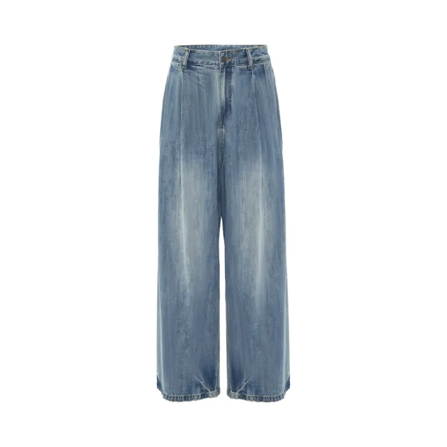 Women's Autumn New Loose Washed out Jeans Blue - Shop at LoveMi