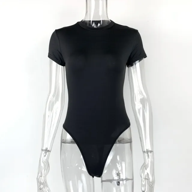 Casual Women's Clothing Short sleeved Jumpsuit Tight Jumpsuit Black - Shop at LoveMi
