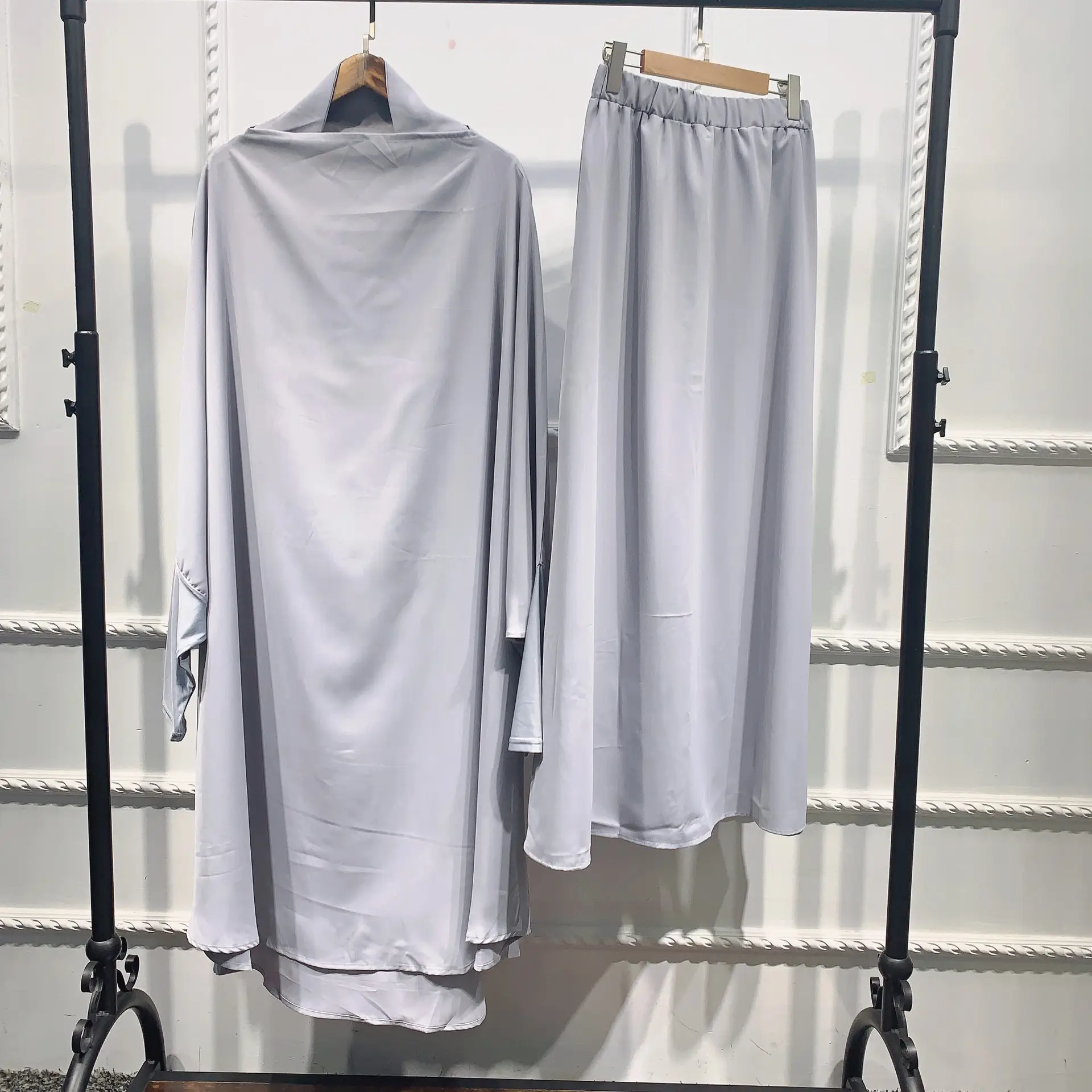Ladies Hooded Bat Two-piece Dress