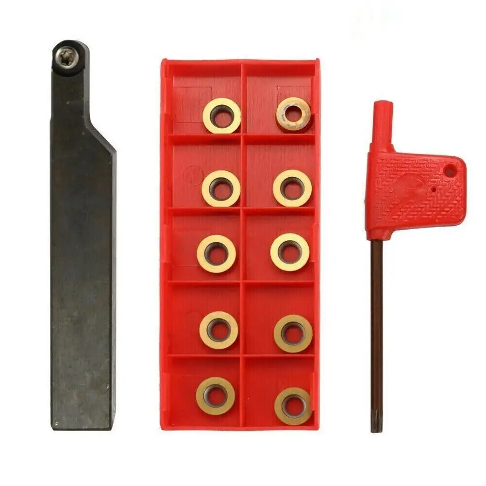 CNC Lathe Cutter Bar Tool Holder 10 Pieces RPMT10T3MO Blades