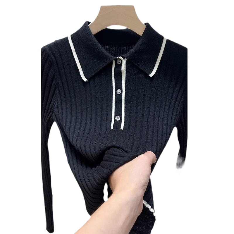 Classic Style Autumn Knitted Bottoming Shirt Slim Fit Sweater