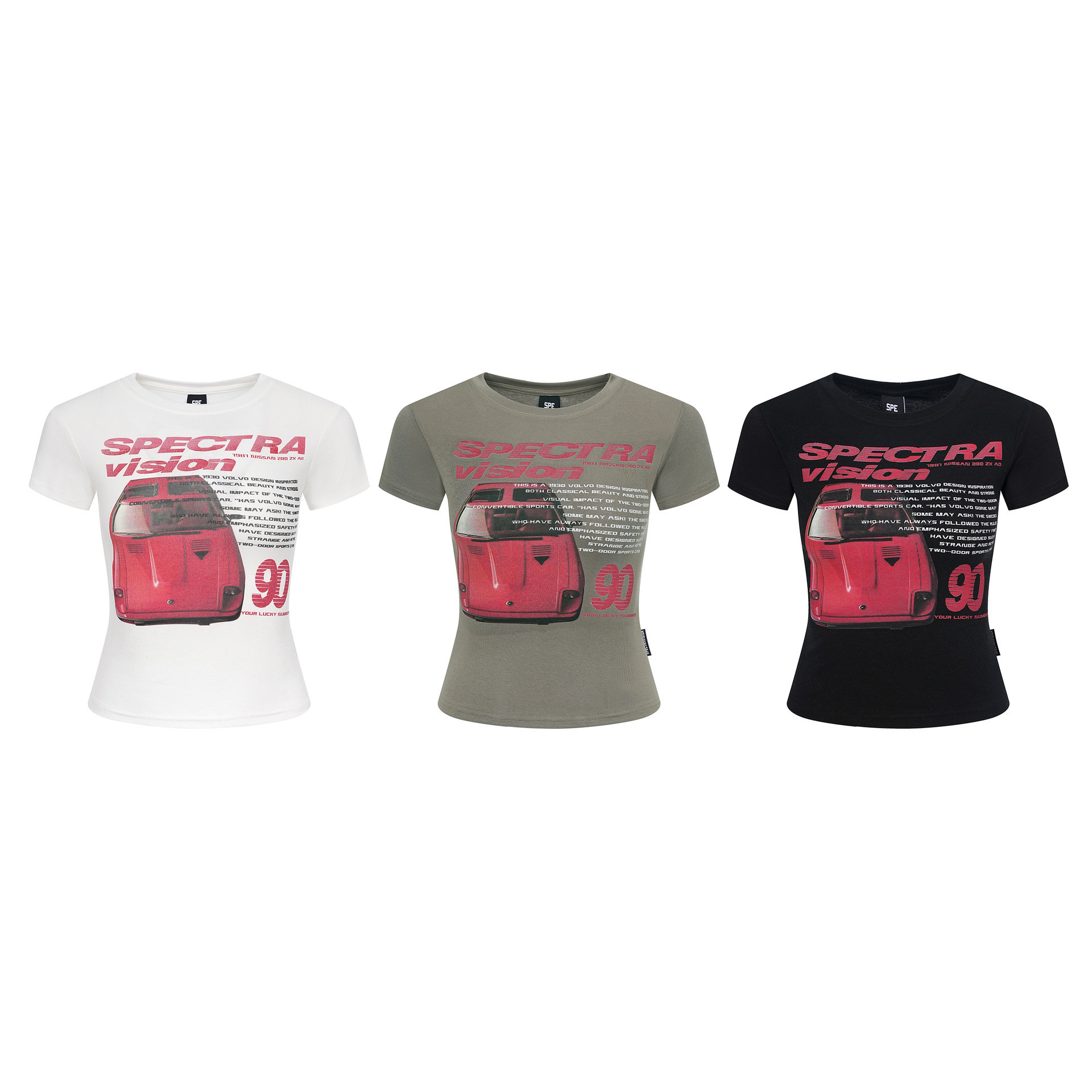 Lady Hot Girl Short Print T-shirt