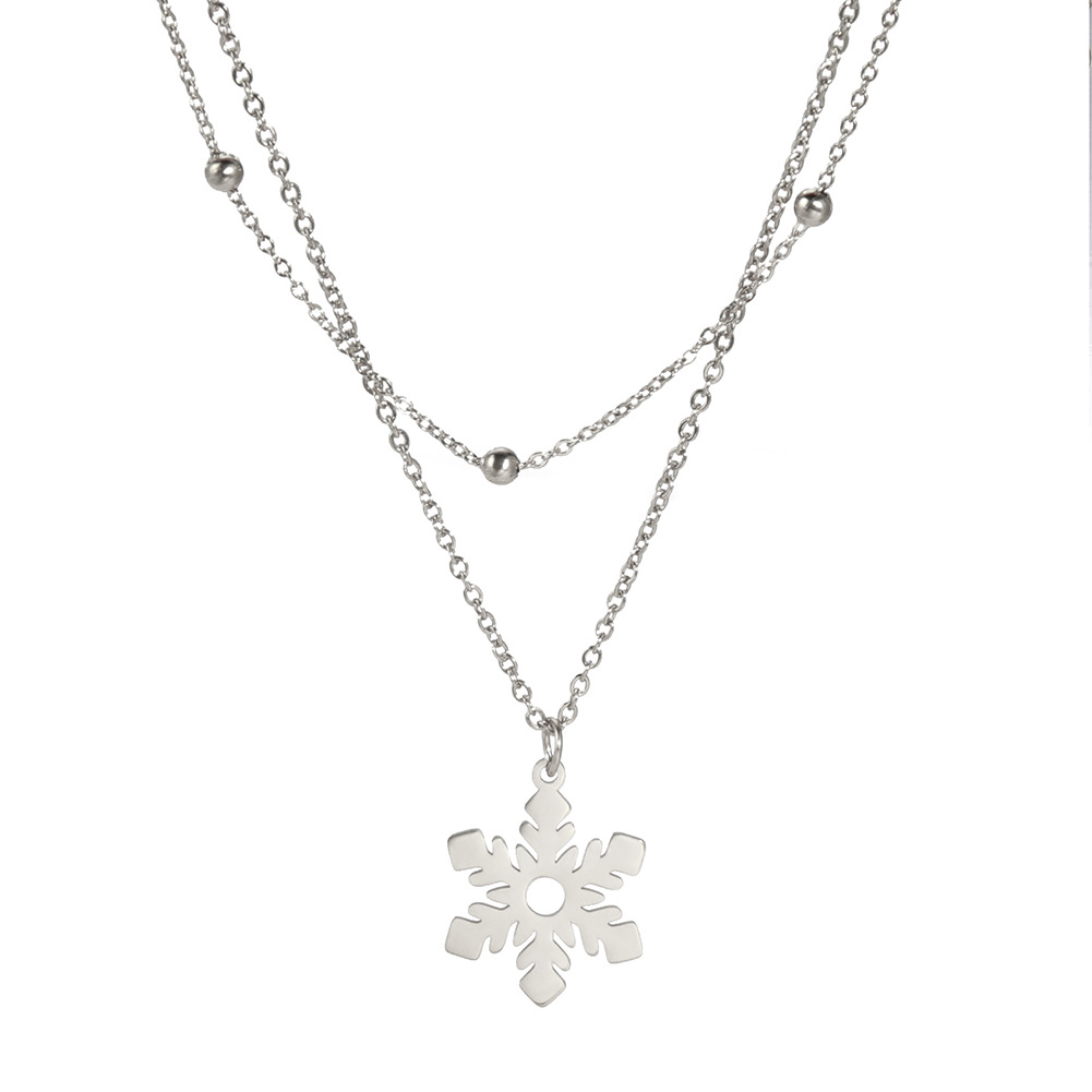 Fashion Sweet Elegance Exquisite Stainless Steel Titanium Steel Necklace