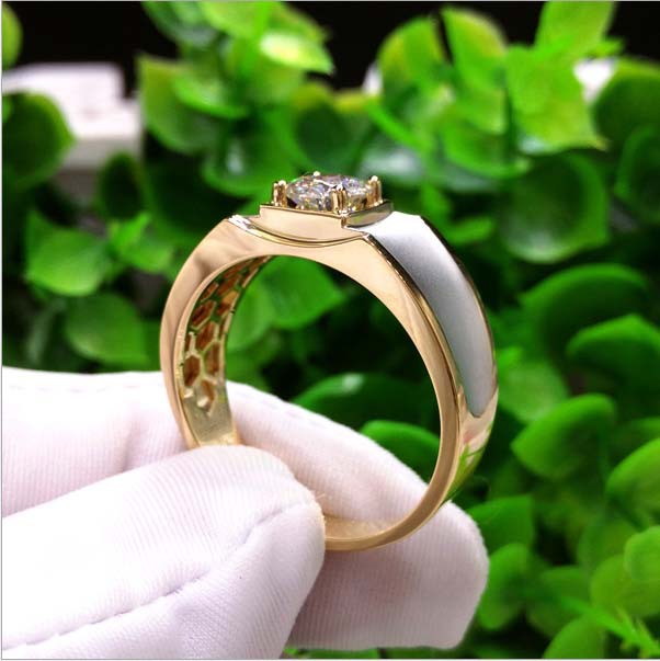 Gold-Plated Minimalist Ring In European And American Style