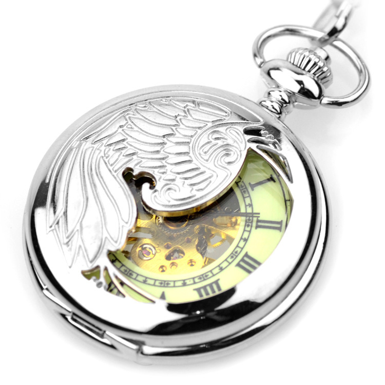 Mechanical Flip-Open Pocket Watch, picture 4 of 4