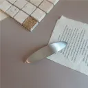 Silver Oval Clip