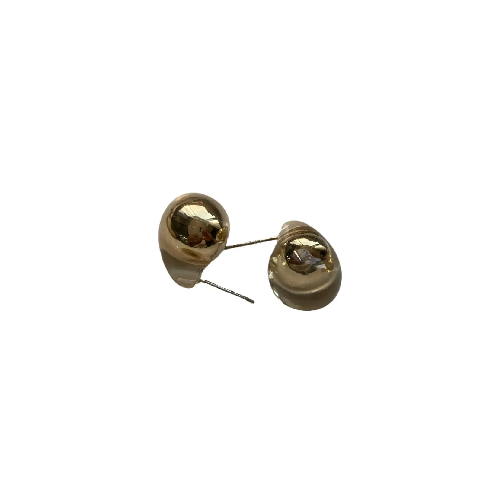 New Special-interest Design Metal Ball Earrings