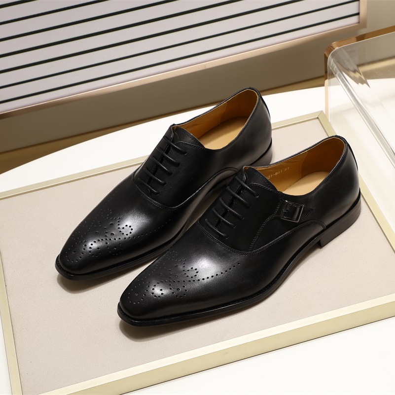 Title 8, Chaussures Oxford en cuir de ville pour homme É...