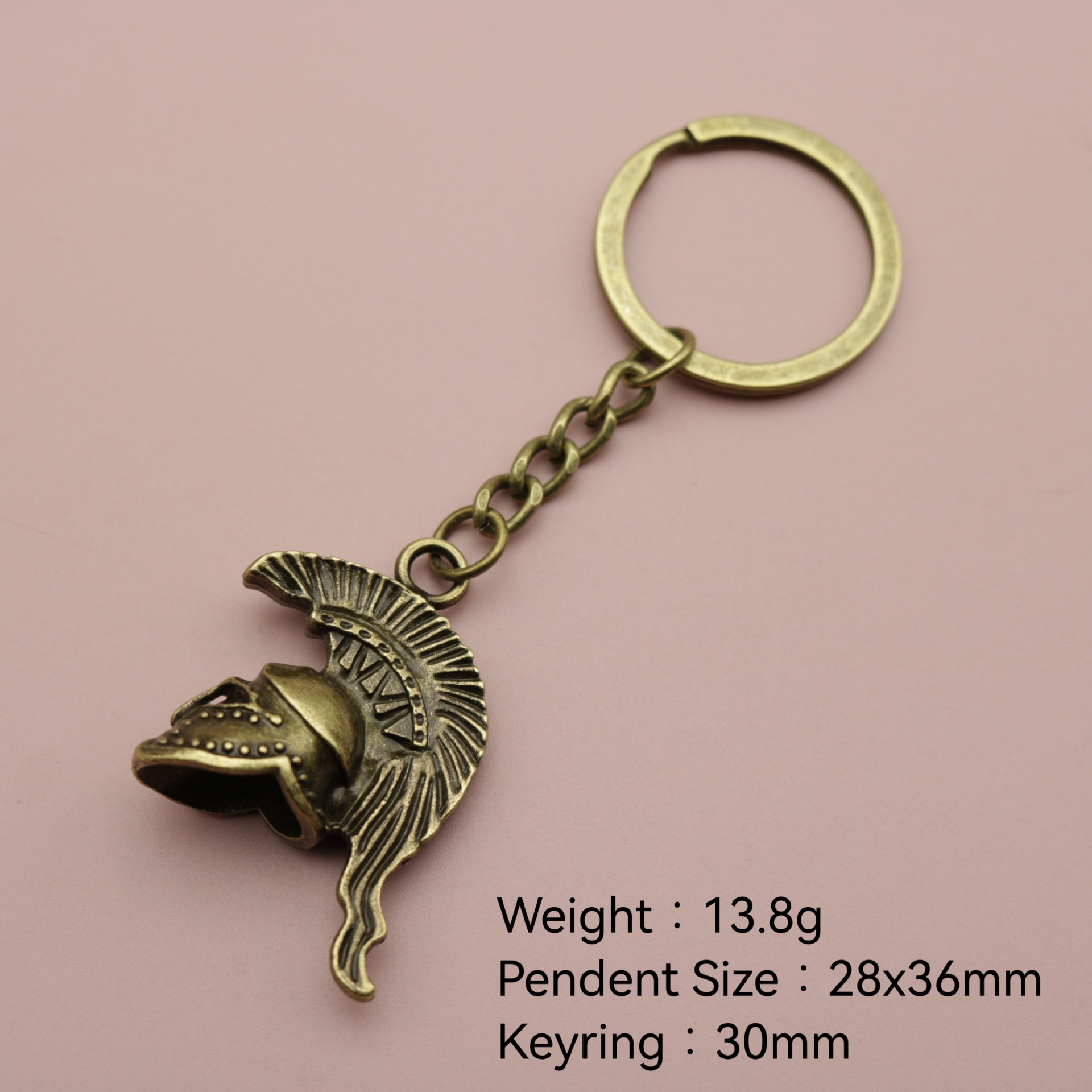 Ornament Simple Helmet Keychain Pendant