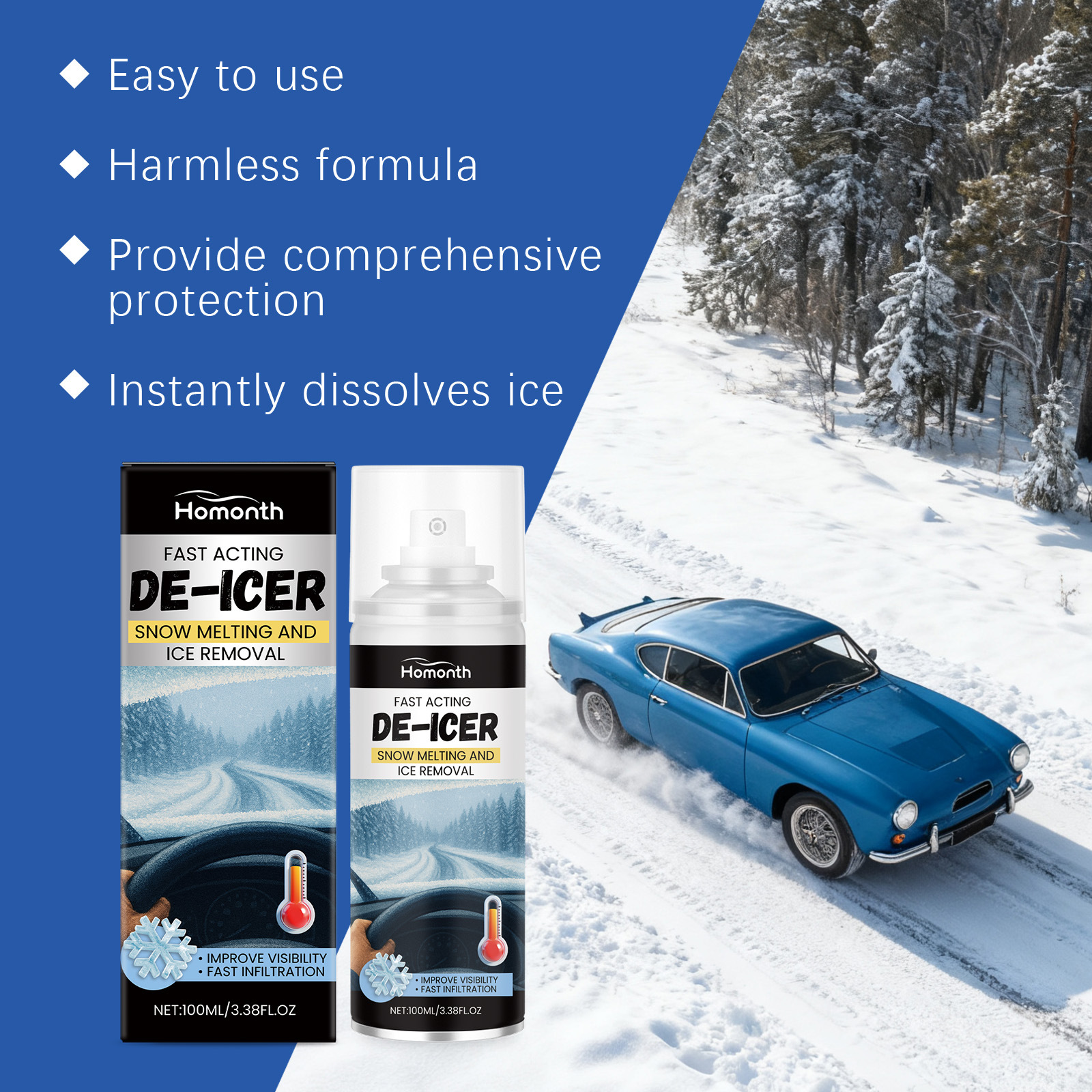 Car Snow Melting Spray - Image 3