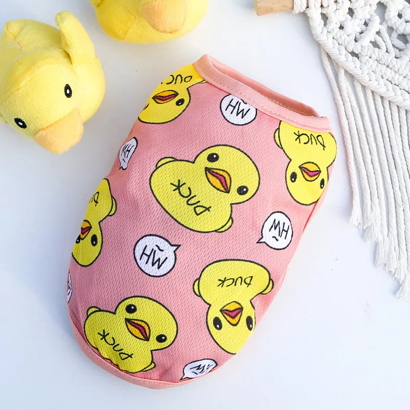 Fashion Personalized Camisole Puppy Clothes - Pink